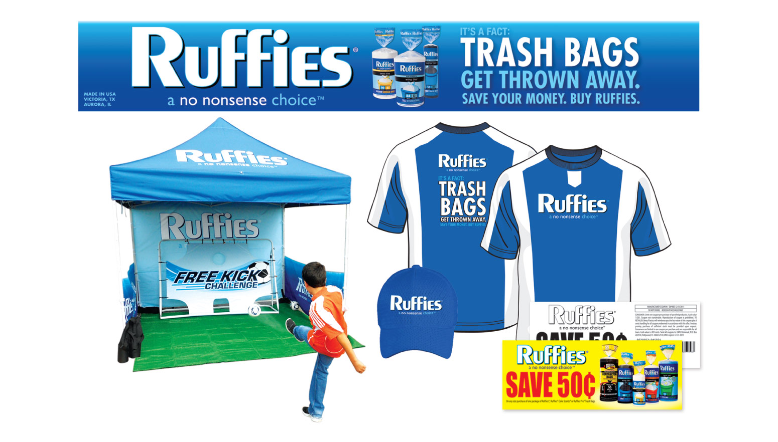 Ruffies on sale trash bags