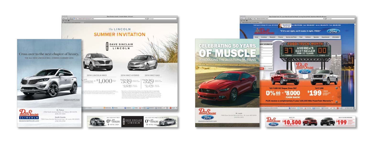 Dave Sinclair Ford Dealer - Direct Mail - Digital