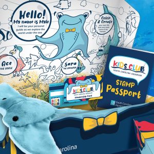 Kids Club - South Carolina Aquarium members kit - brand identity