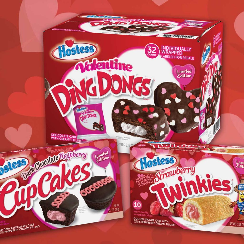 Hostess Valentines Packaging Design