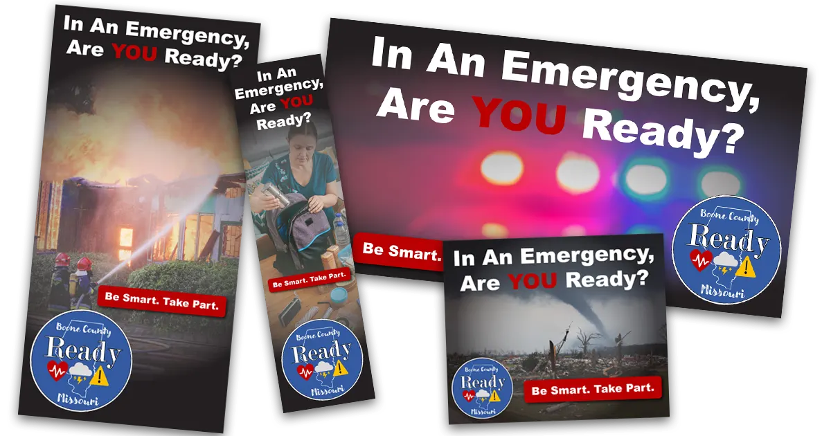 Boone County Office of Emergency Management was looking to increase the awareness of the four steps of emergency preparedness