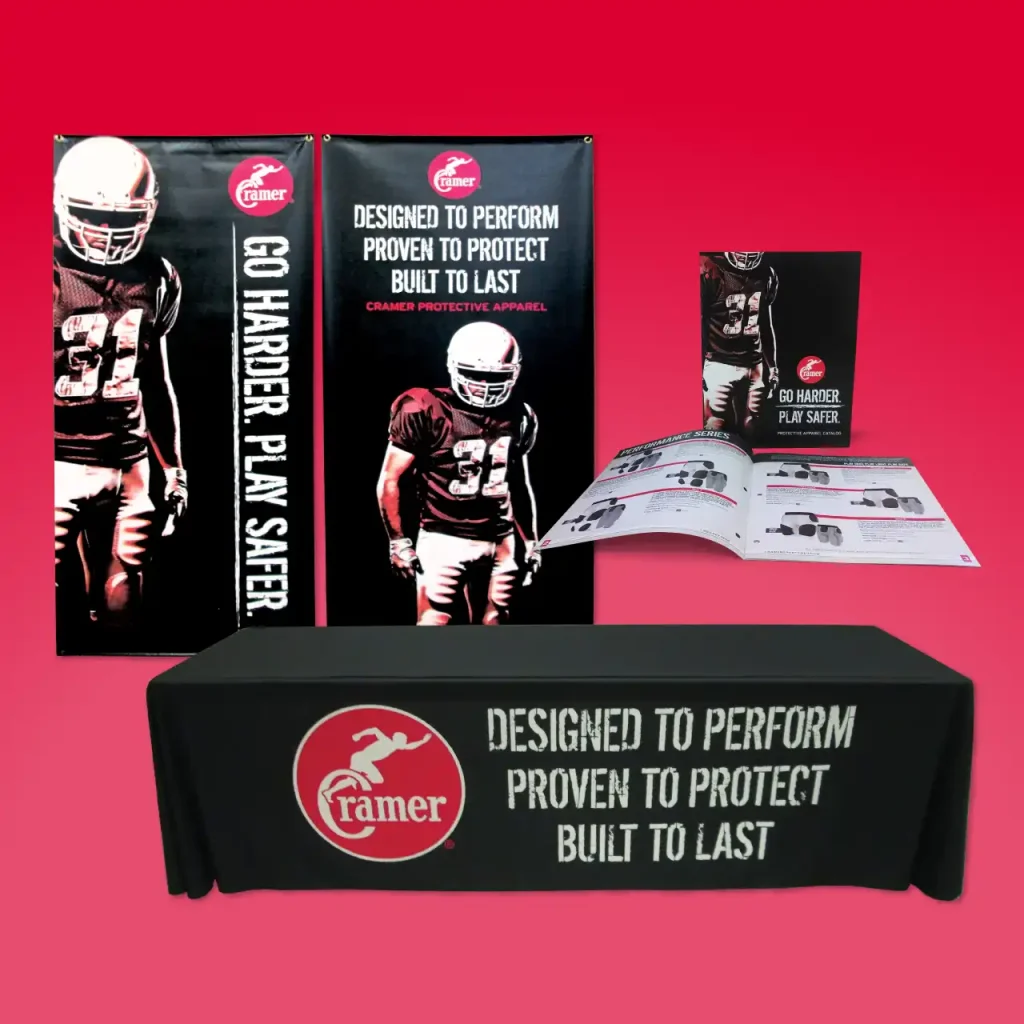 Cramer tradeshow materials and collateral.