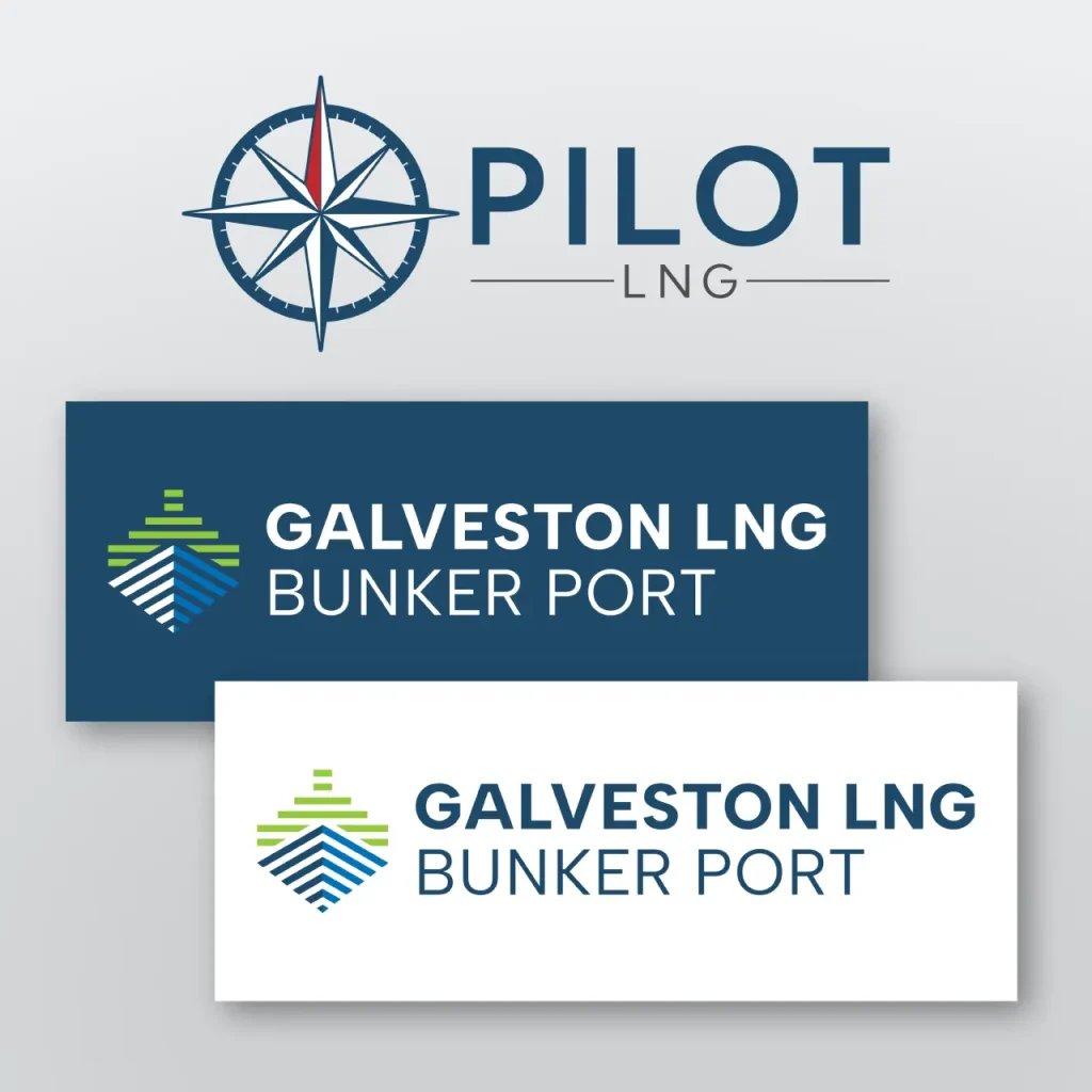 The Pilot LNG and Galveston LNG Bunker Port logos.