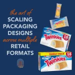 The Art of Scaling Packaging Designs Across Multiple Retail Formats - images of retail snack packages in 1ct, single serve, multipack and club or family pack sizes